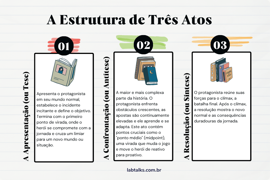 A Estrutura de Três Atos A Estrutura de Três Atos