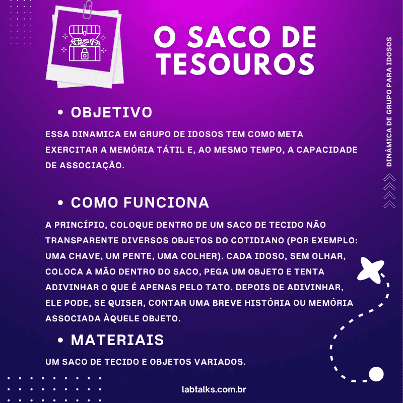 Dinâmica de Grupo para Idosos
