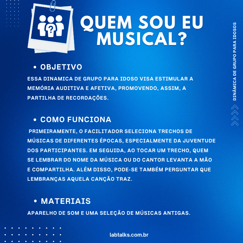Dinâmica de Grupo para Idosos
