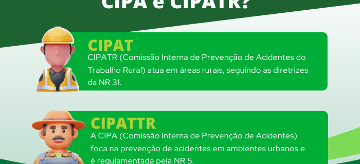 Qual é a diferença entre CIPA e CIPATR?