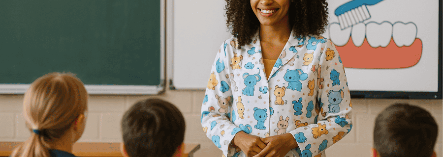 Palestra sobre Saúde bucal na Escola