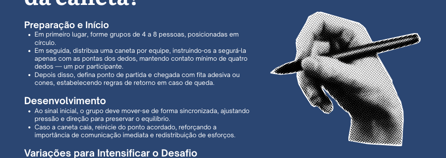 Qual é a dinâmica da caneta?