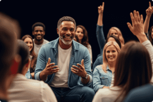 Como interagir em palestras?